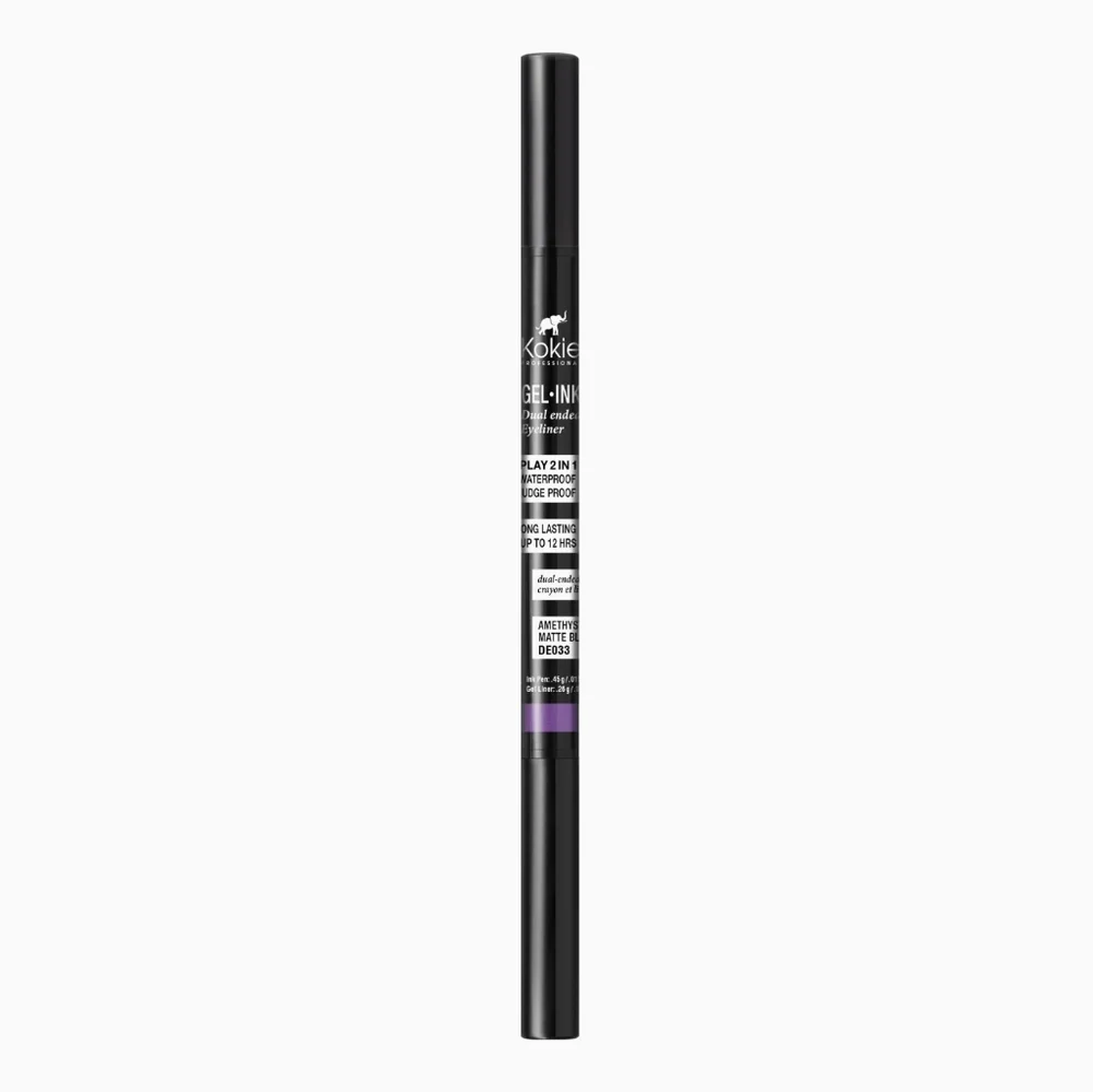 4/25 item. Kokie Pro Dual Ended Eyeliner In Amethyst and Matte Black